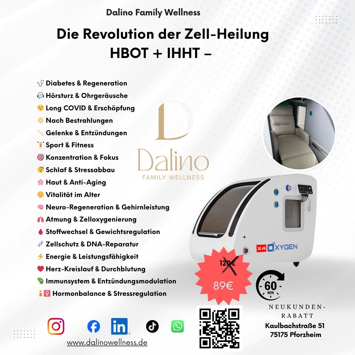 Hyperbare Sauerstofftherapie (HBOT)